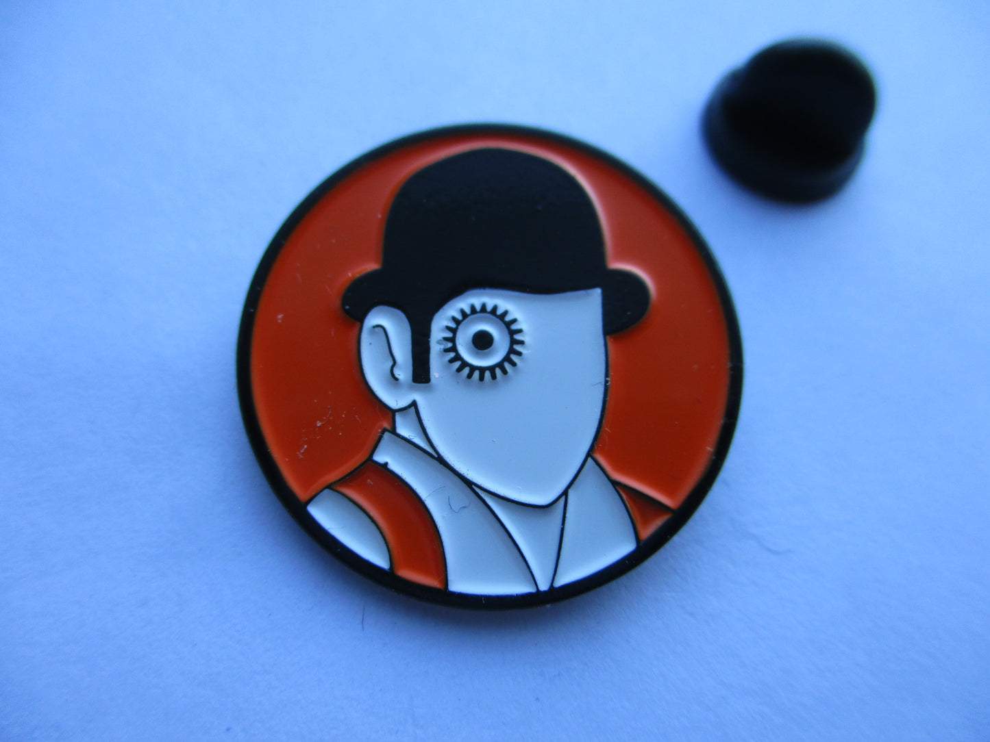 CLOCKWORK ORANGE alex OI! PUNK SKA METAL BADGE