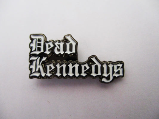 DEAD KENNEDYS logo PUNK METAL BADGE b&w