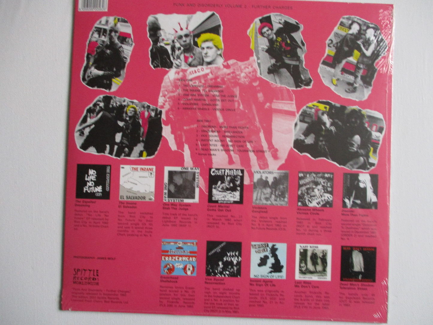 v/a PUNK & DISORDERLY - further charges LP (new version)