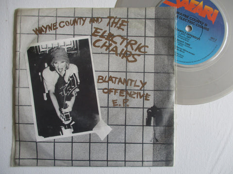 ELECTRIC CHAIRS blatantly offensive 7" VG G