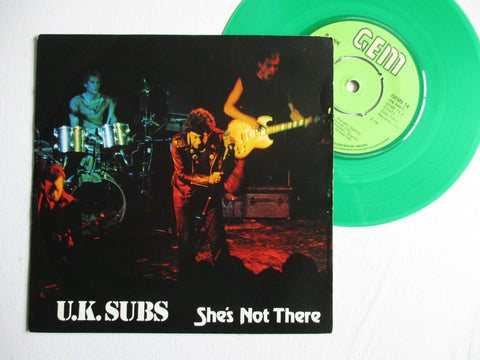 UK SUBS she's not there 7" VG EX
