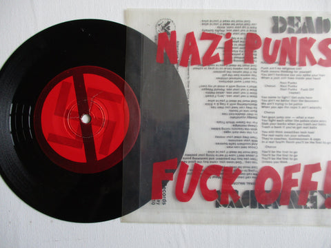 DEAD KENNEDYS nazi punks fuck off 7" VG+ EX (no armband)