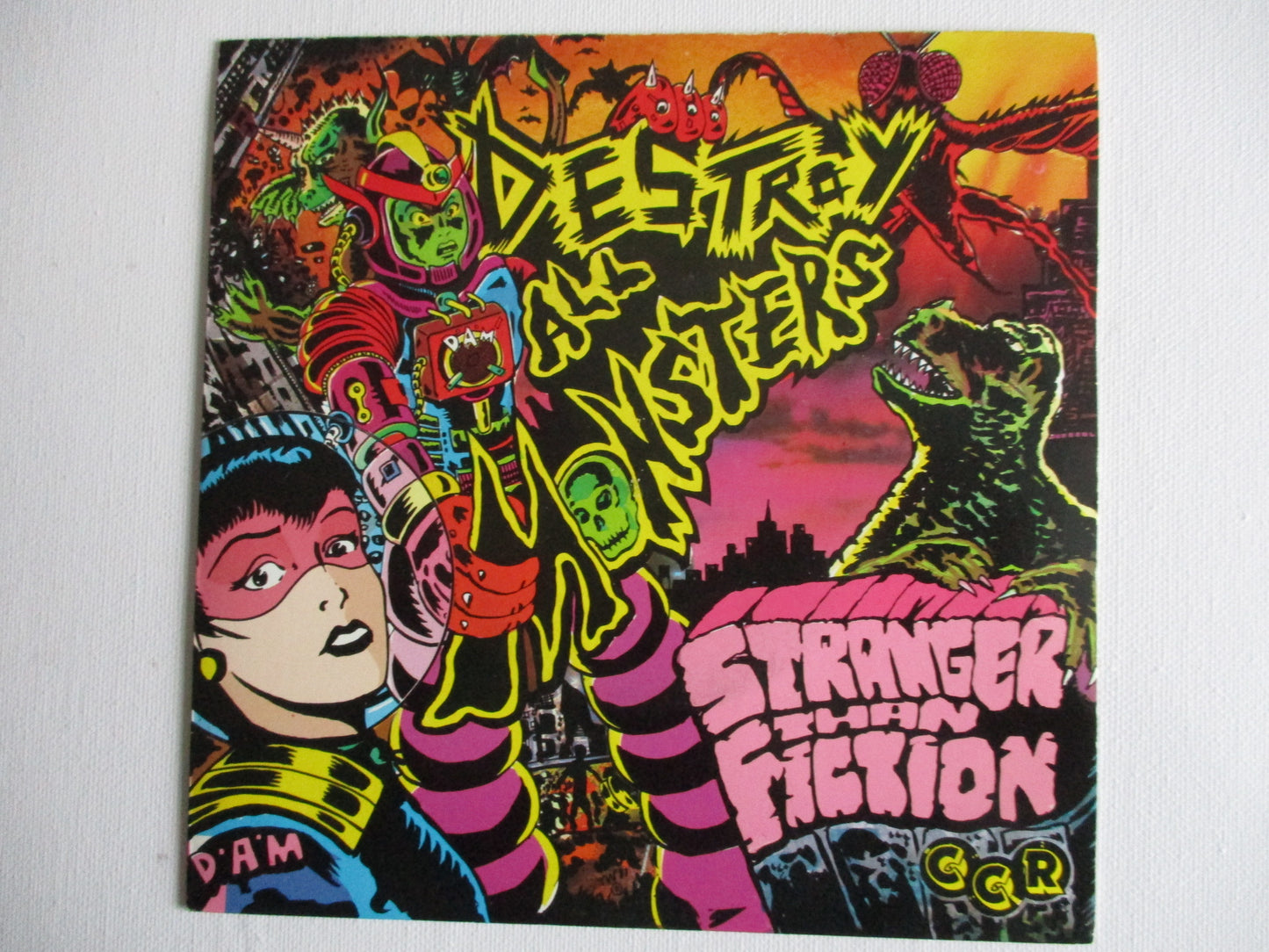DESTROY ALL MONSTERS stranger than fiction 7" VG VG