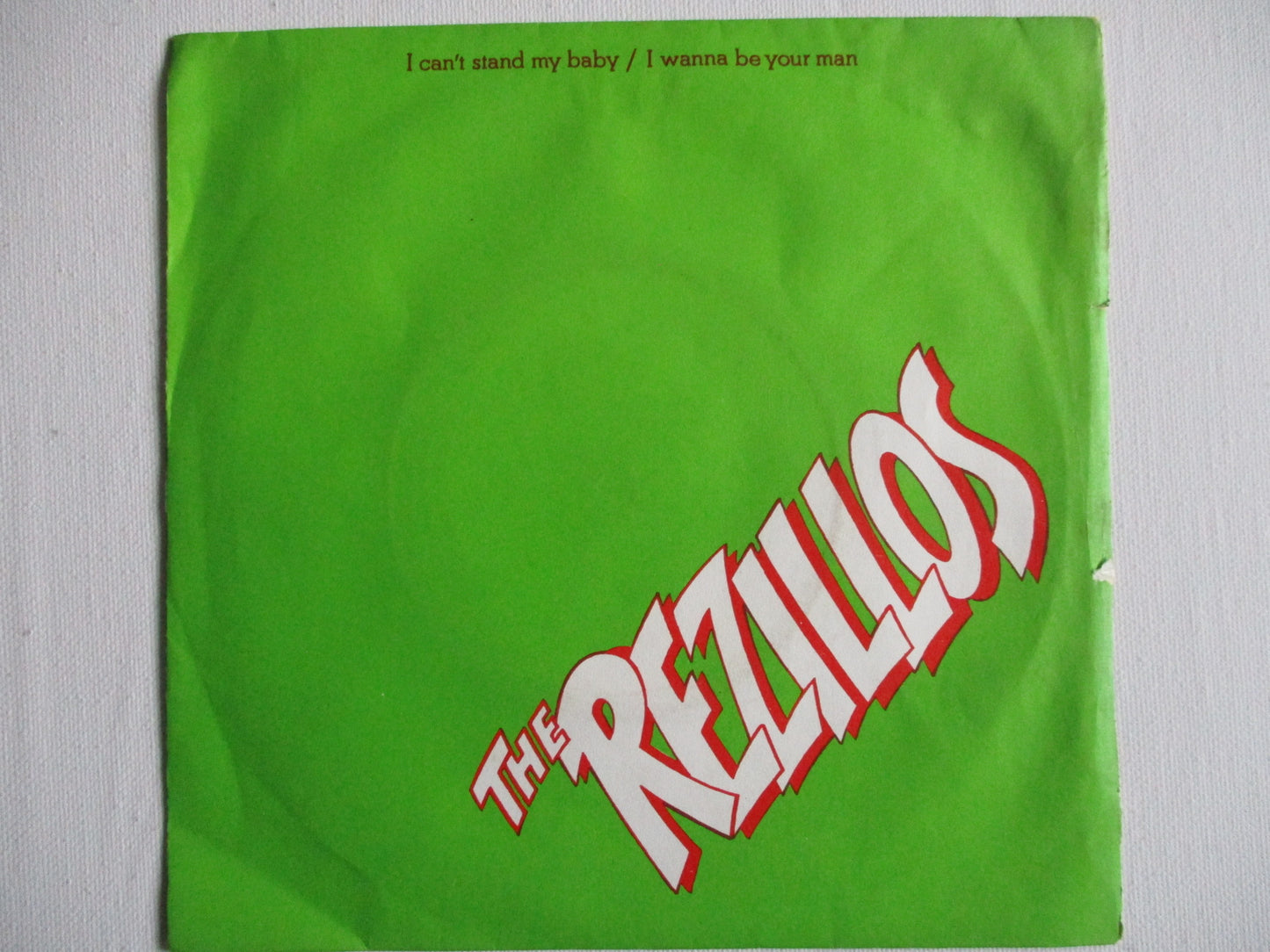 REZILLOS can't stand my baby 7" G+ EX