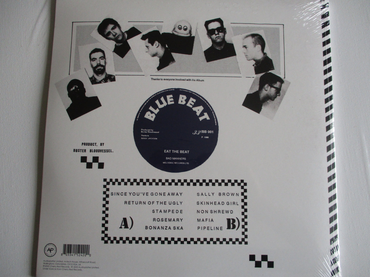 BAD MANNERS eat the beat LP White Vinyl SALE