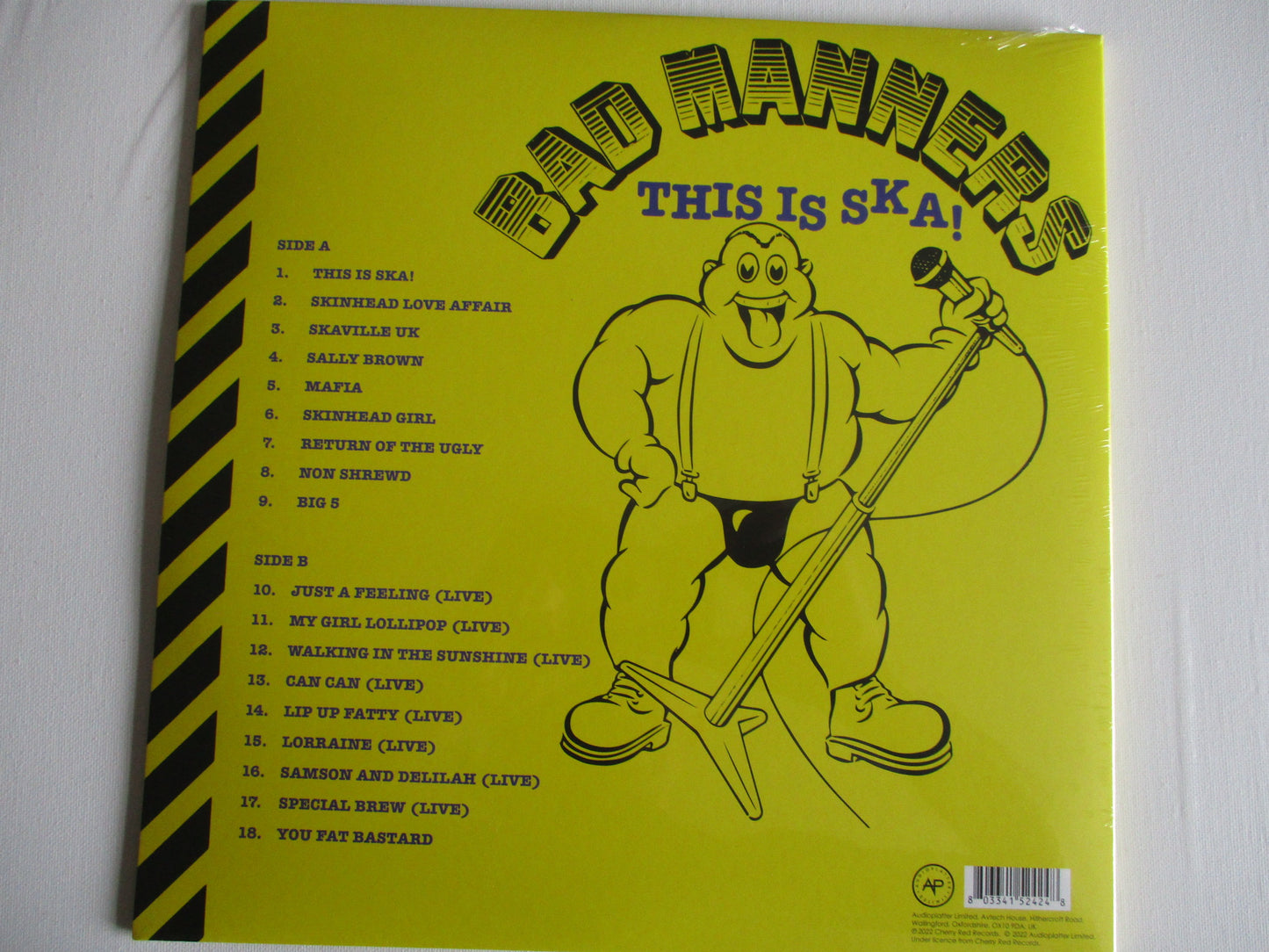 BAD MANNERS this is ska LP White V* G/fold