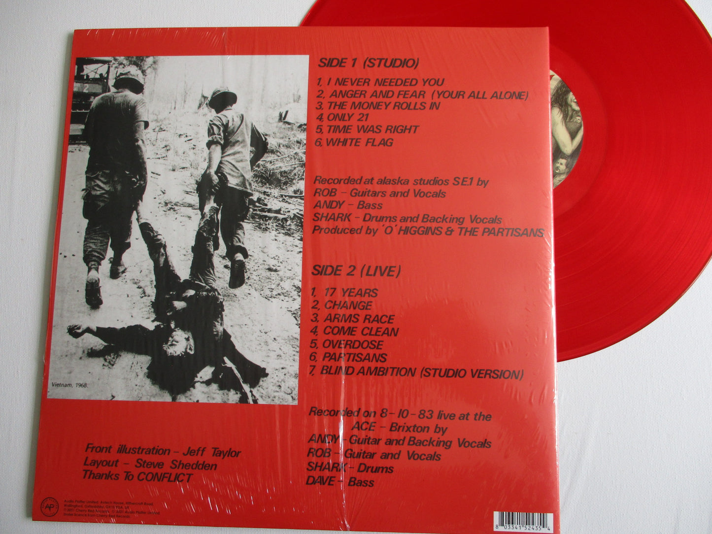 PARTISANS the time was right LP g/fold sl