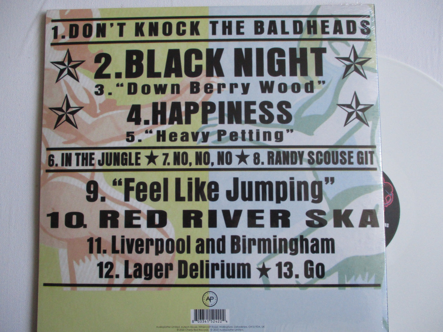 BAD MANNERS heavy petting LP White V* G/fold sl