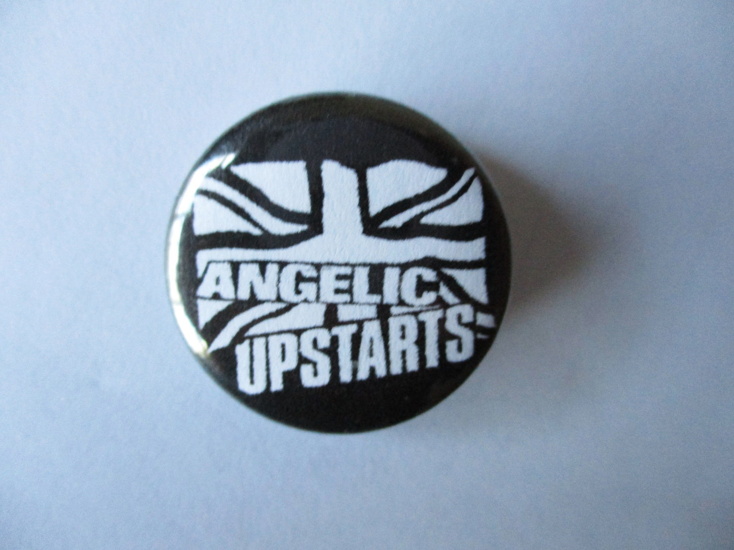 ANGELIC UPSTARTS punk badge (flag)