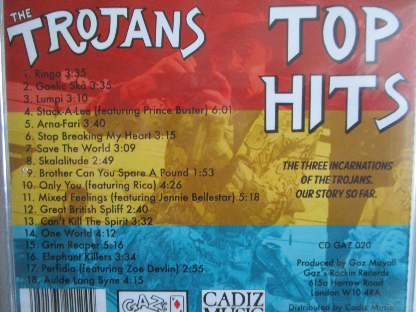 THE TROJANS top hits CD ska reggae