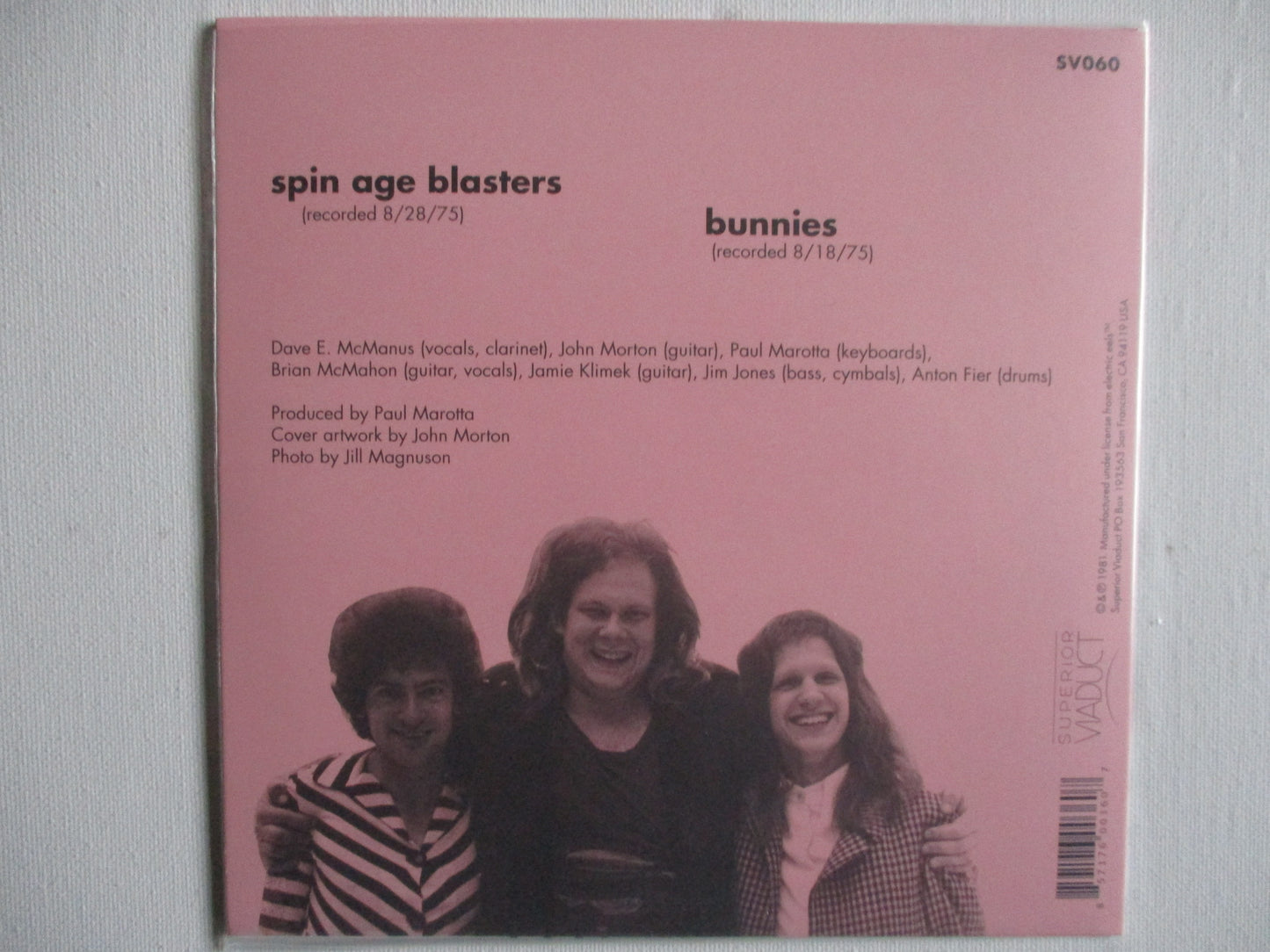ELECTRIC EELS spin age blasters 7" usa repro