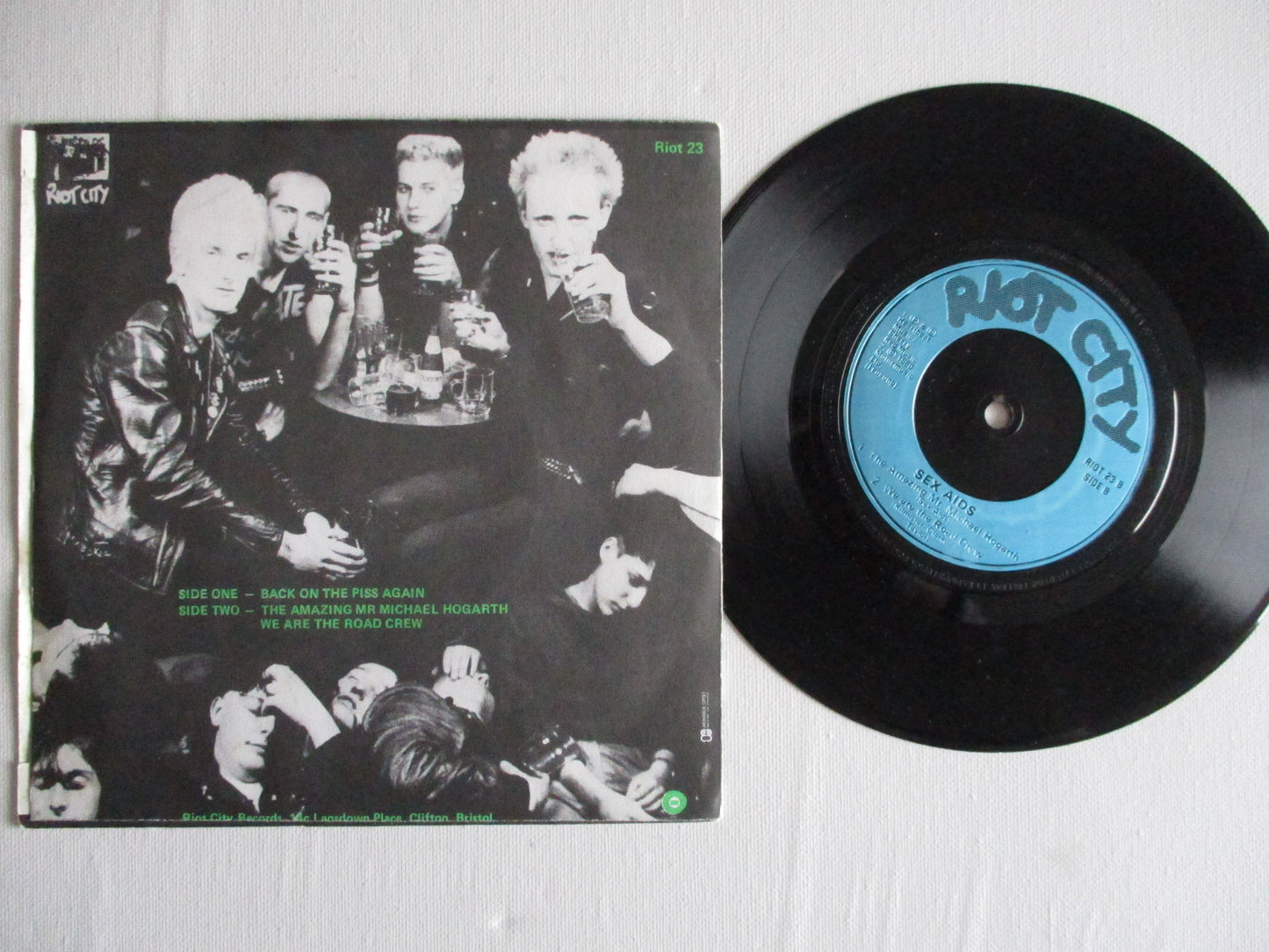 SEX AIDS back on the piss again 7" VG EX