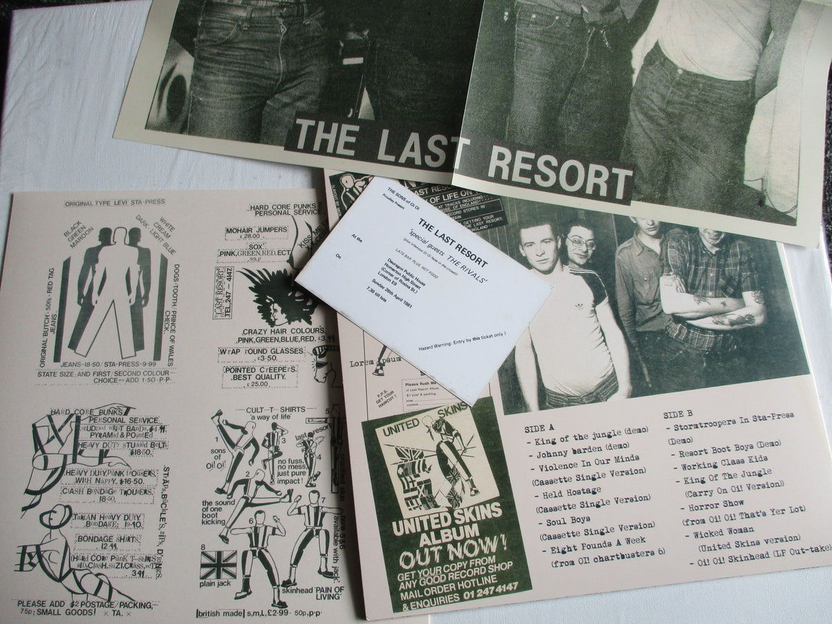 LAST RESORT strength through roi LP + POSTER