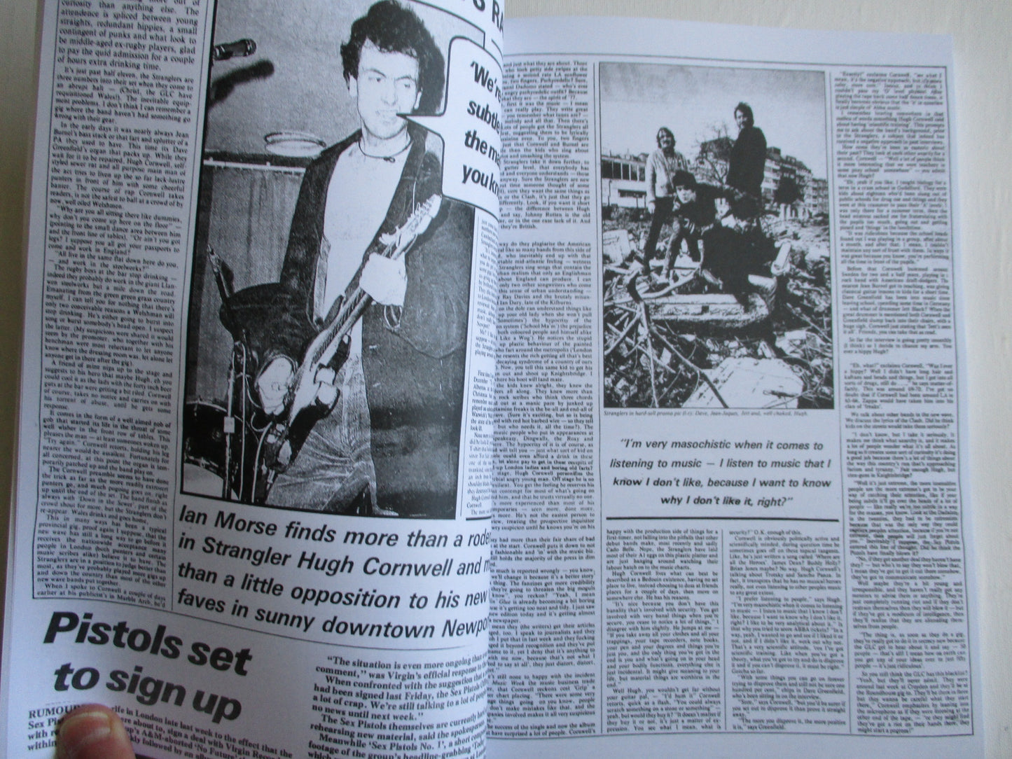SOUNDS etc 1977 cuttings HUGE BOOK