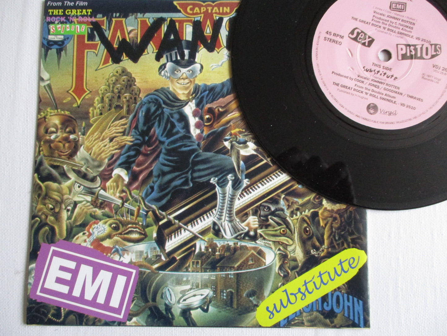SEX PISTOLS EMI / Substitute 7" EX EX