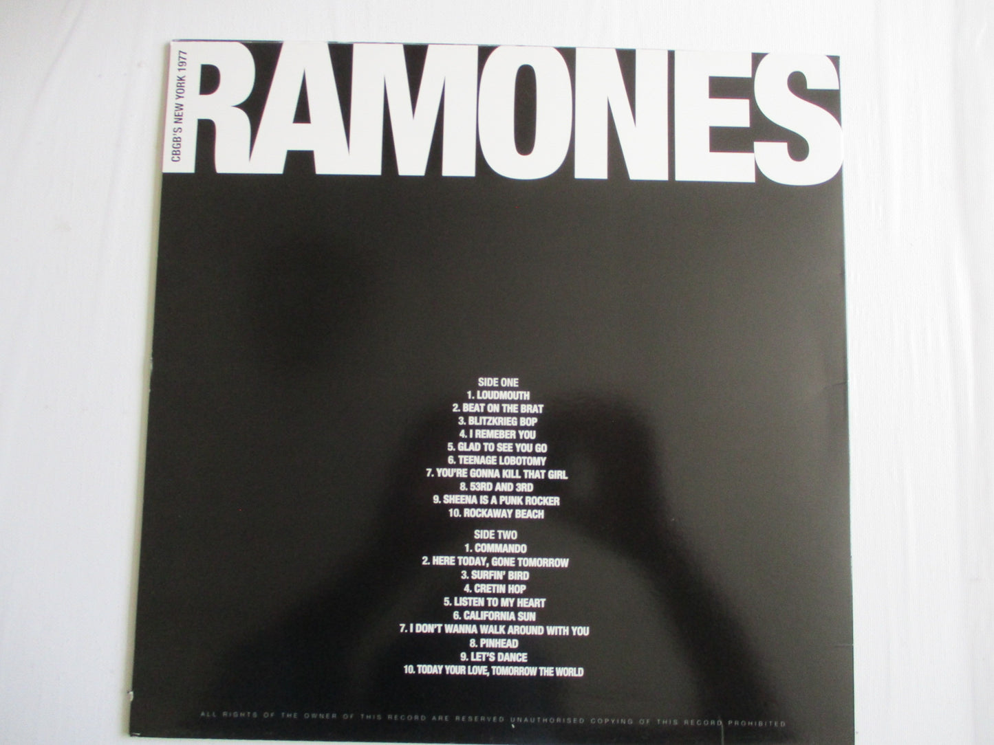RAMONES cbgbs 1977 LP