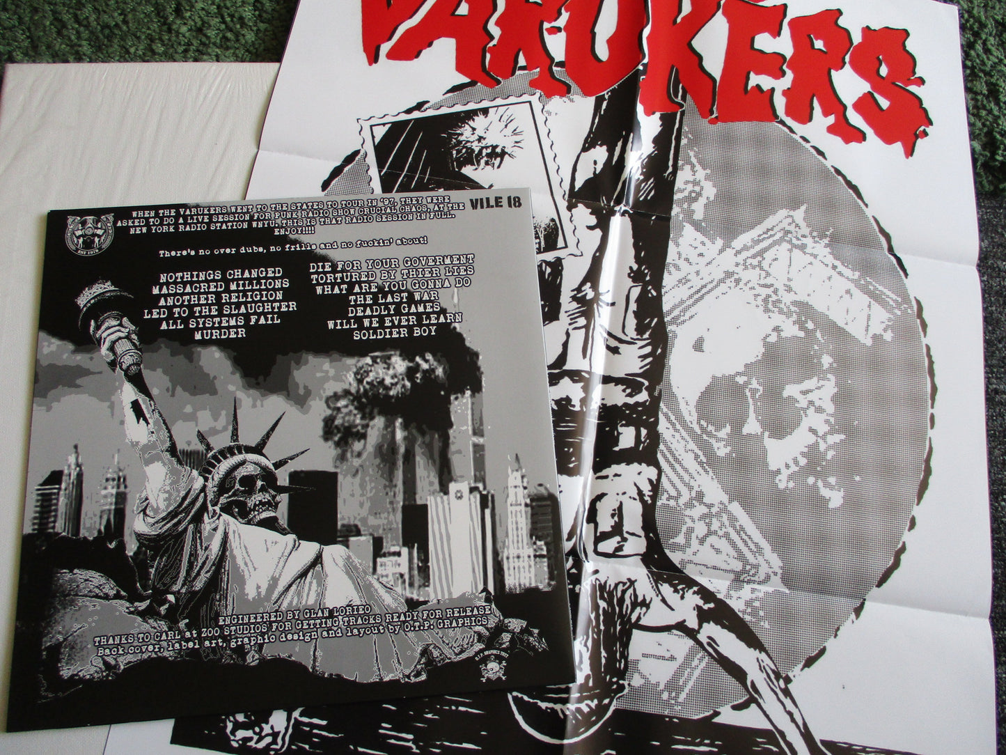 VARUKERS live on crucial chaos LP + POSTER