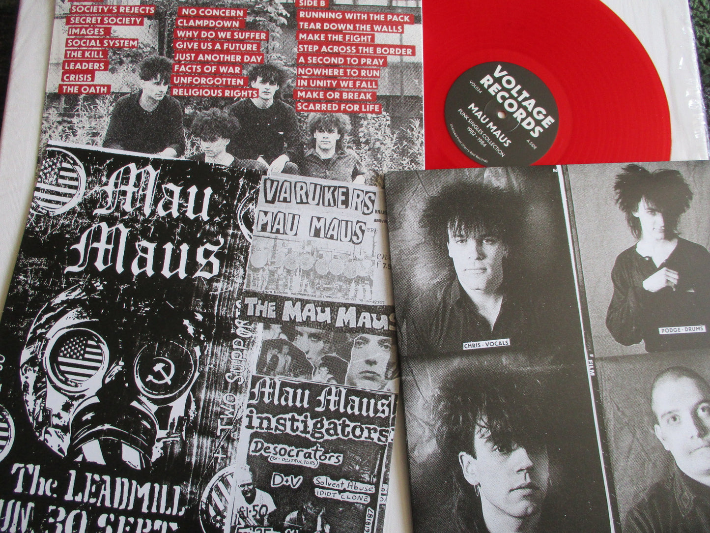 MAU MAUS punk singles collection LP