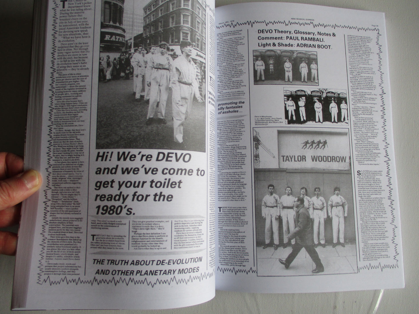 SOUNDS etc 1978 cuttings HUGE BOOK