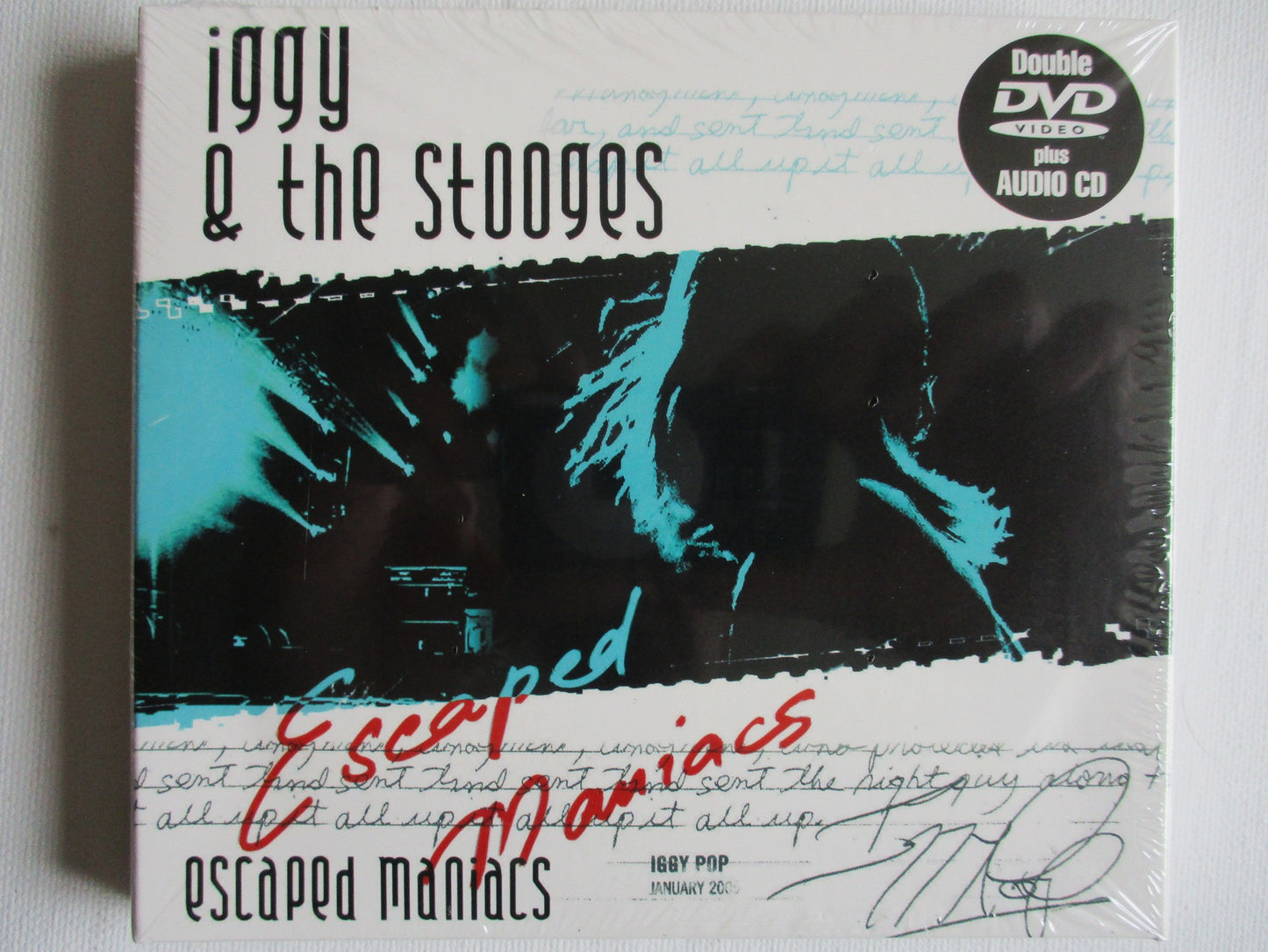 IGGY & THE STOOGES escaped maniacs 2DVD + CD