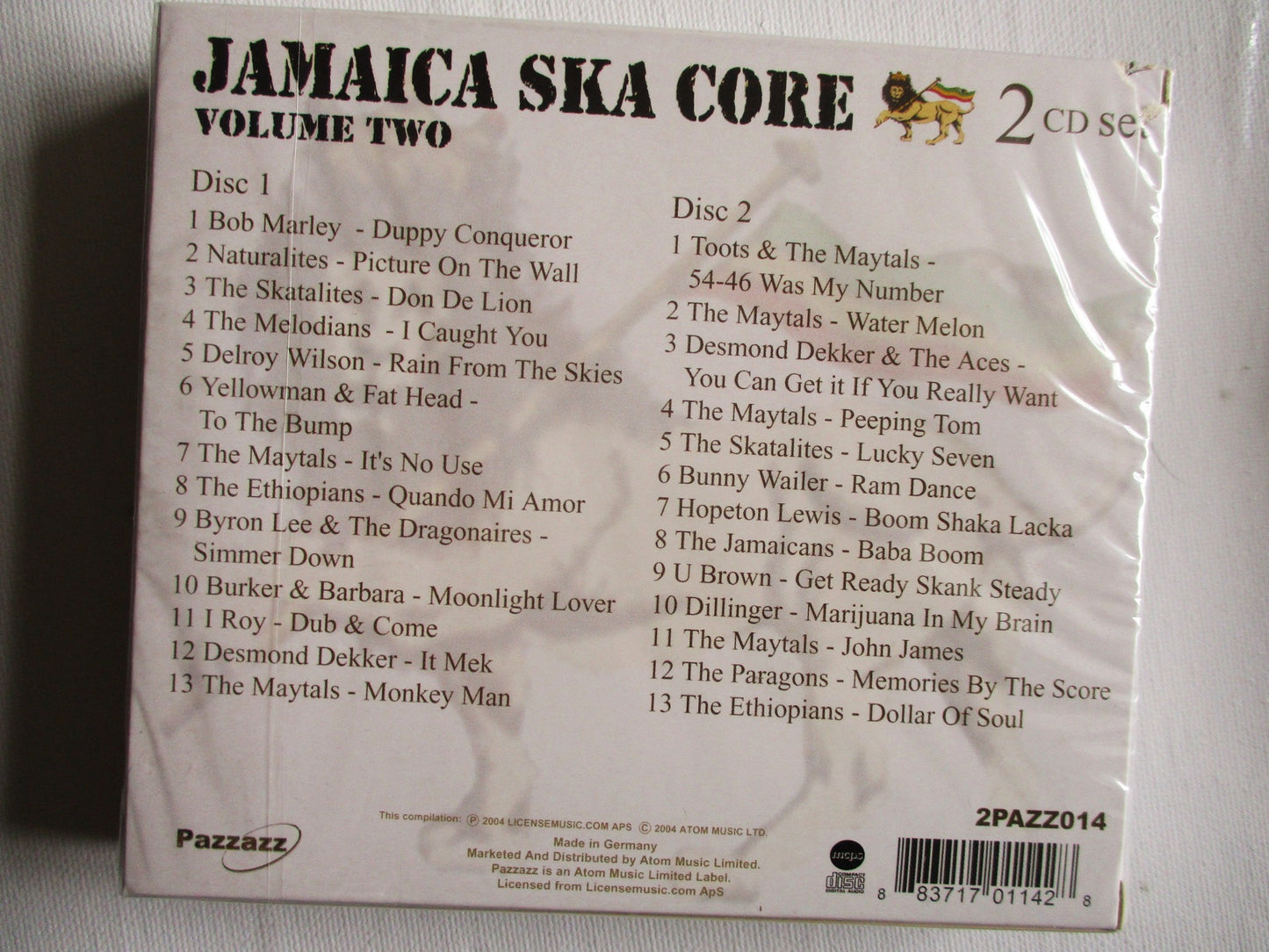 JAMAICA SKA-CORE vol 2 CD