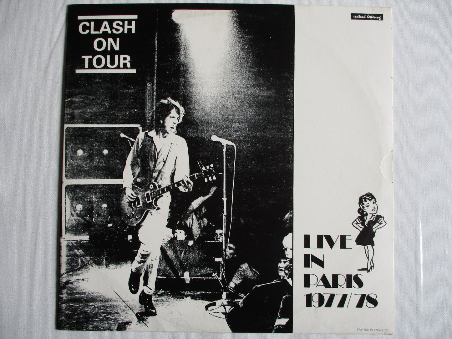 THE CLASH on tour live in paris LP G+ VG