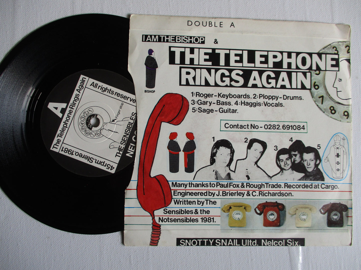 NOTSENSIBLES i am the bishop 7" VG VG+