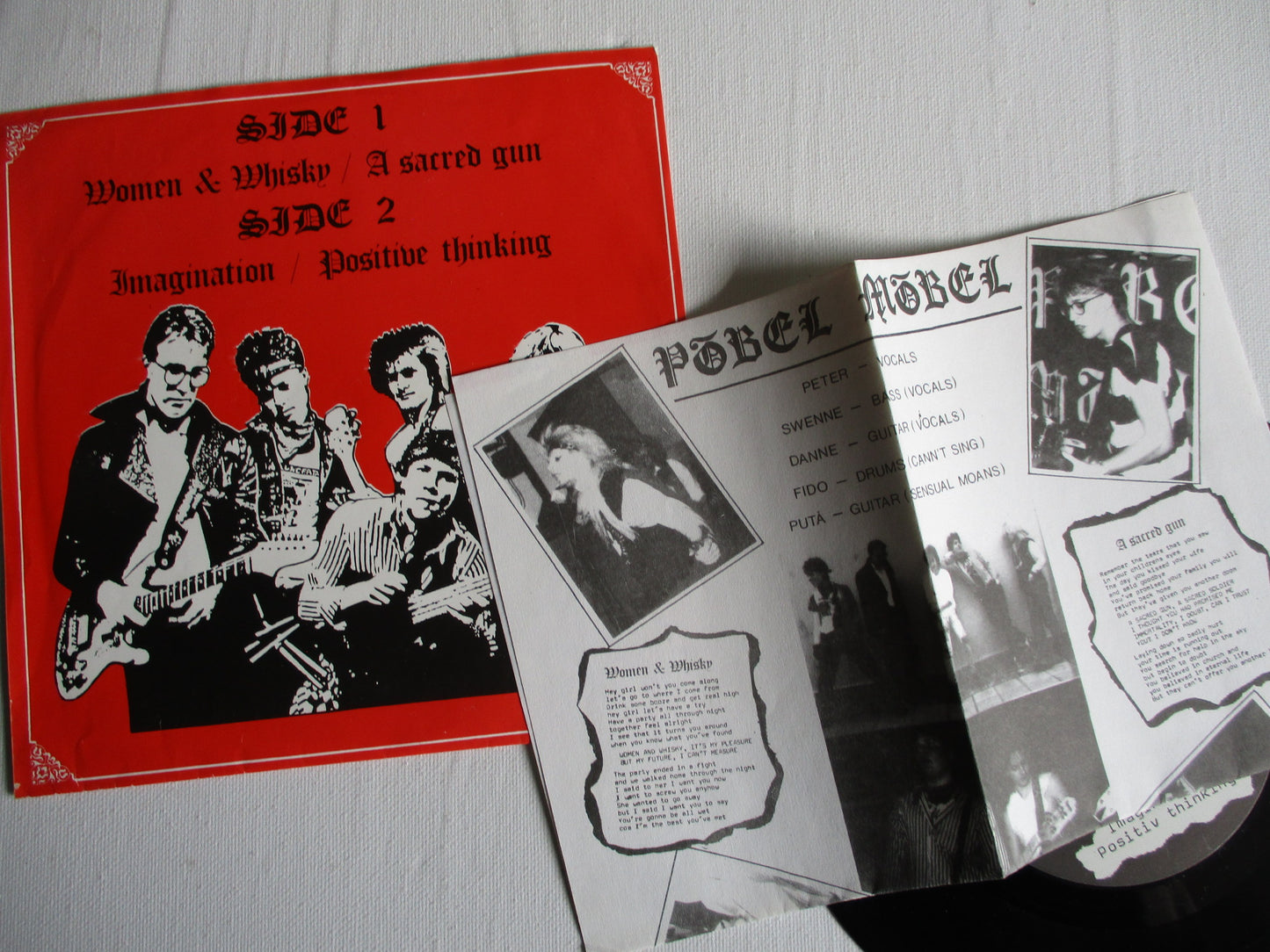 POBEL MOBEL imagination 7" VG VG (rare Swedish punk)