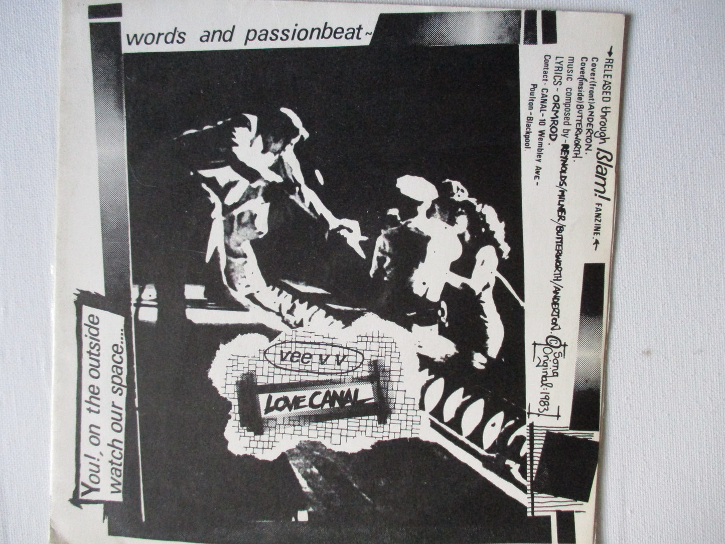 VEE V V love canal 7" flexi VG VG