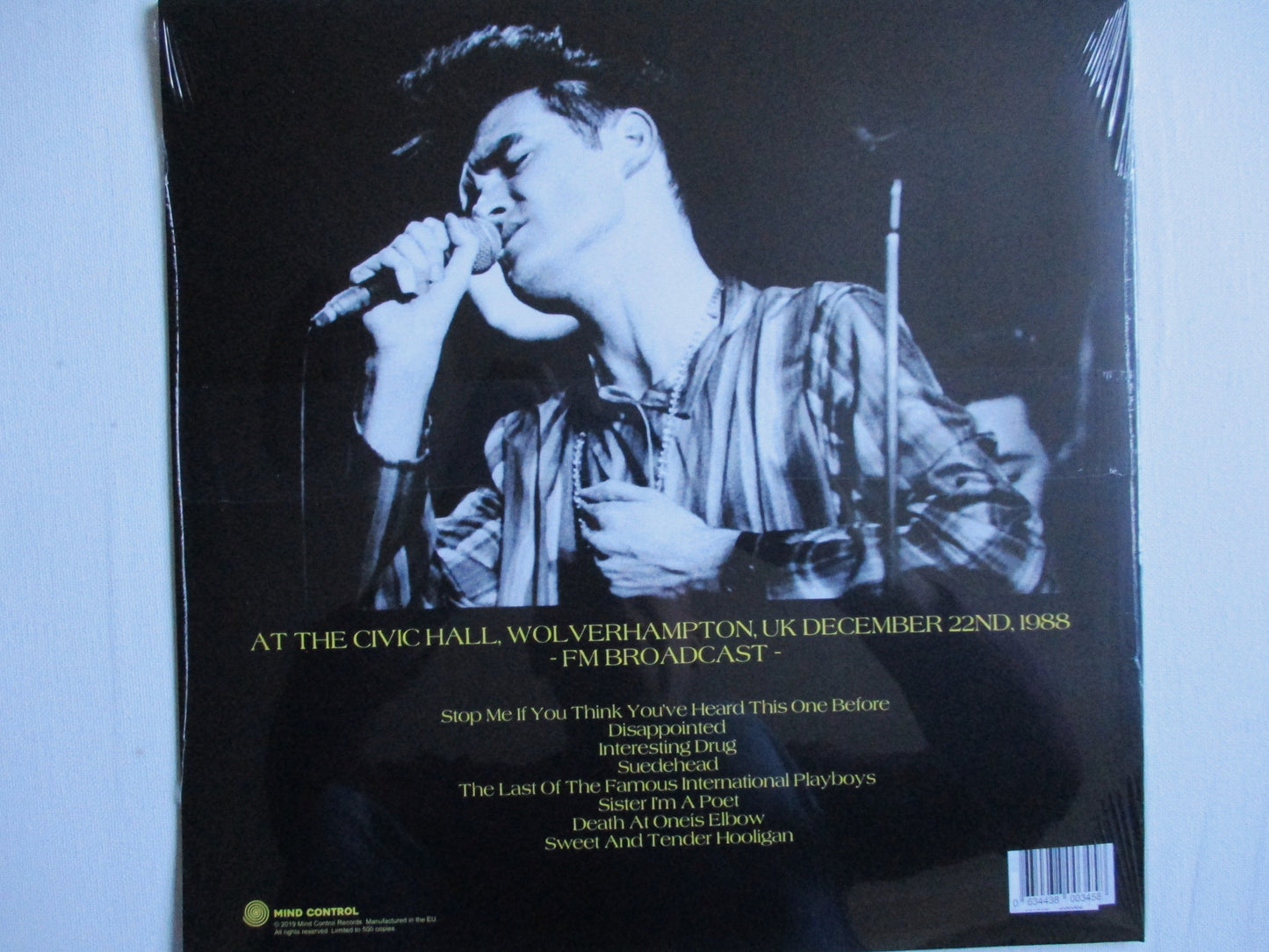 MORRISSEY live at wolverhampton 1988 LP