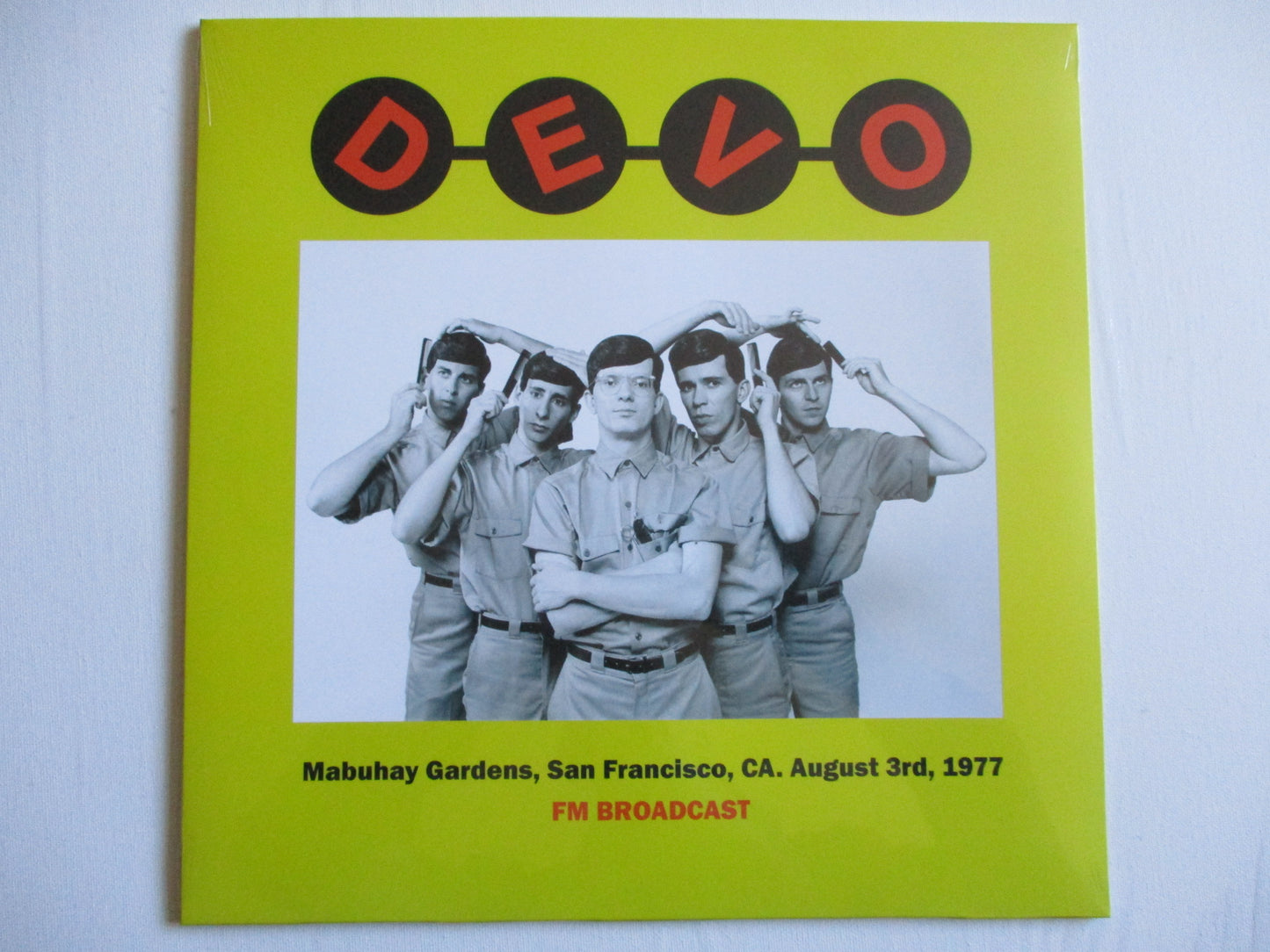 DEVO live mahubay gardens SF 1977 LP