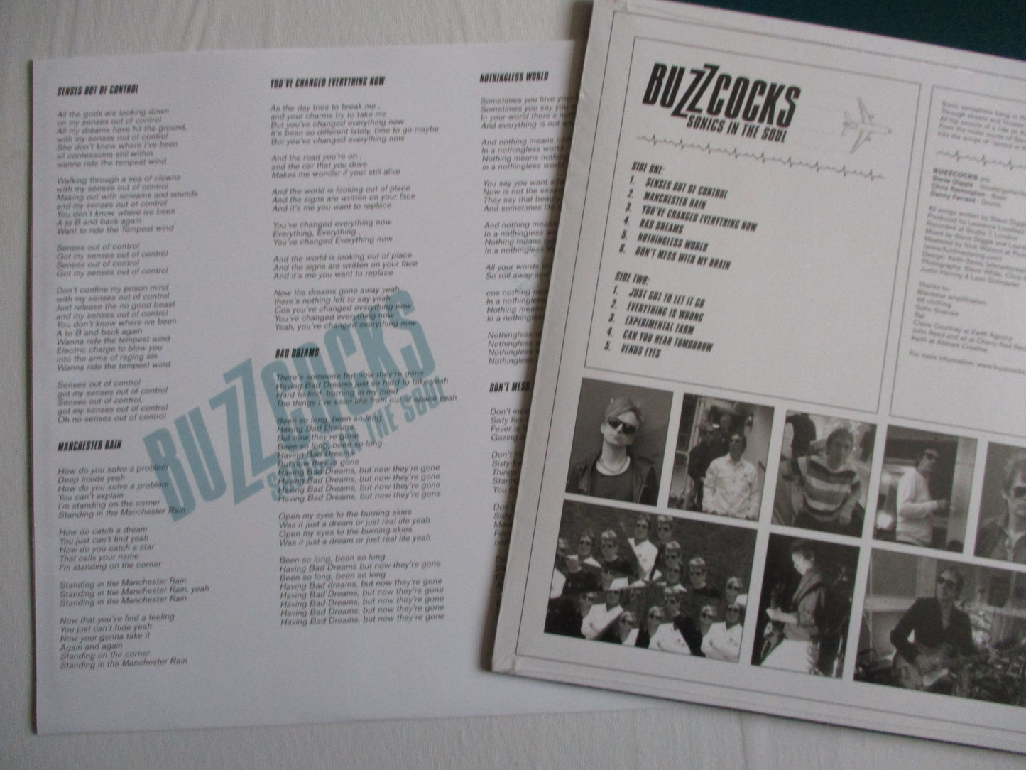 BUZZCOCKS sonic in the soul LP