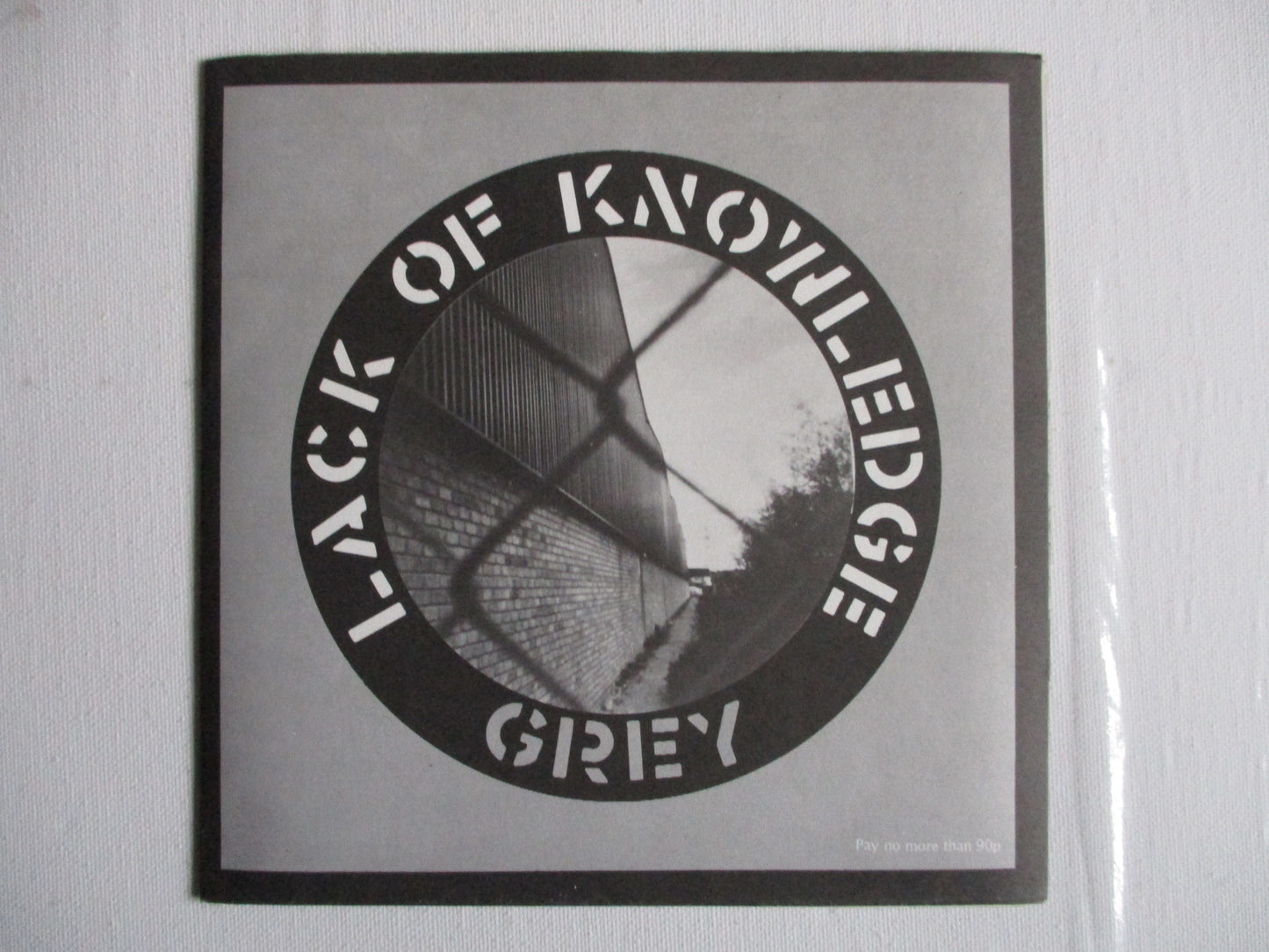 LACK OF KNOWLEDGE grey 7" EX VG