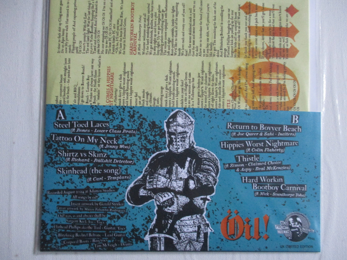 OIL! they honour our glory 10" (feat Templars , Jenny Woo etc)