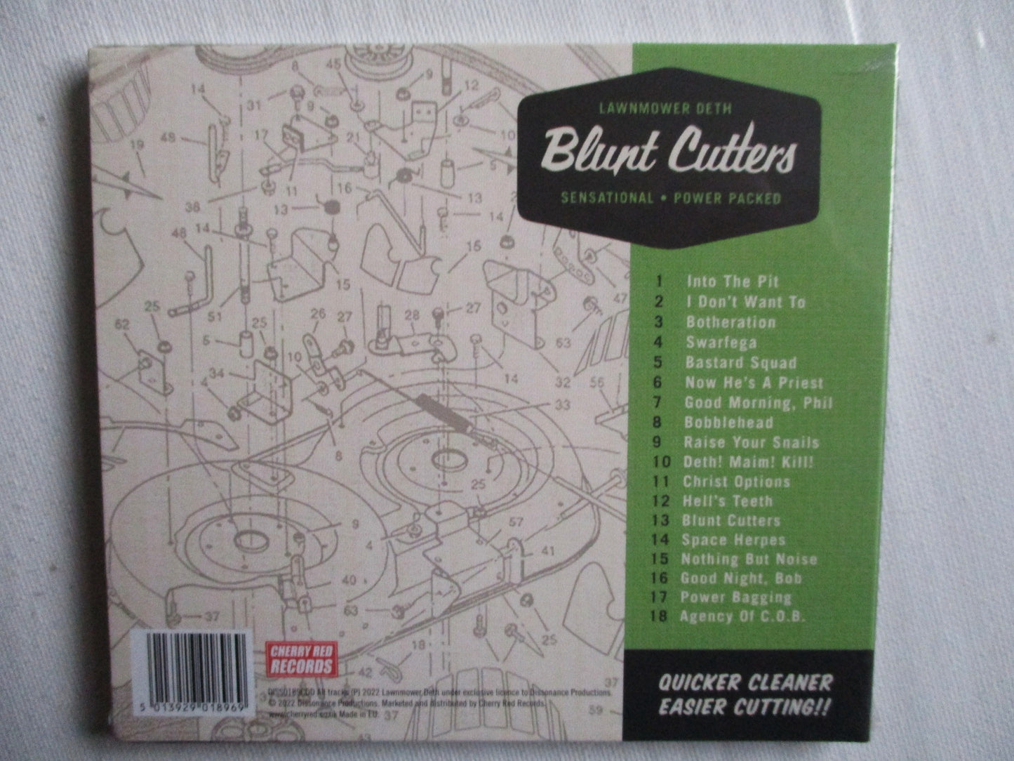 LAWNMOWER DETH blunt cutters CD