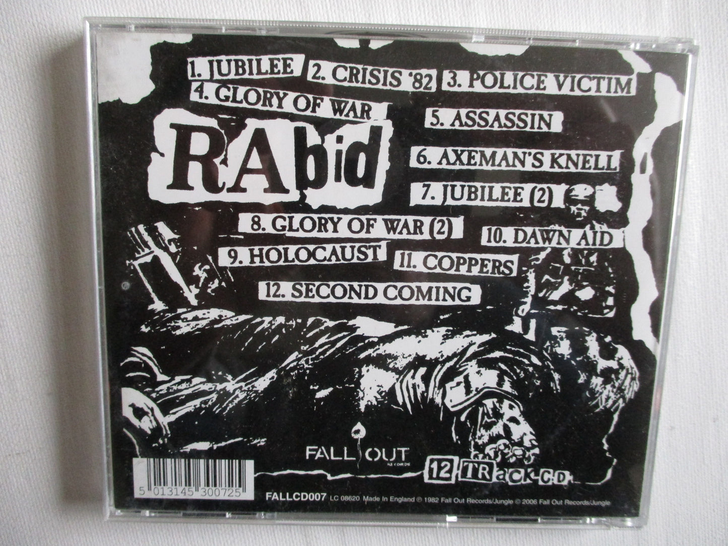 RABID bloody road to glory CD *