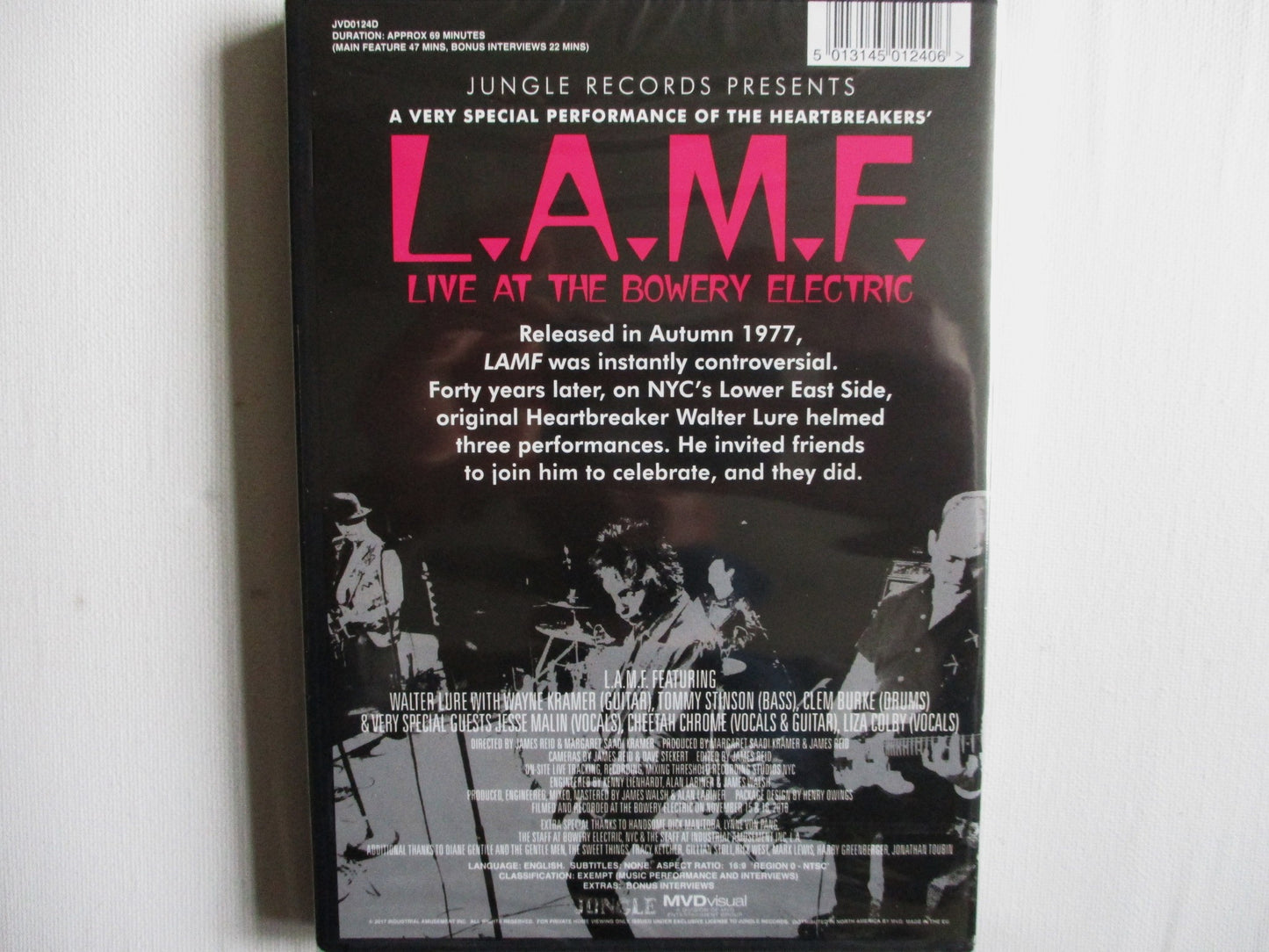 HEARTBREAKERS tribute LAMF live DVD Walter Lure & friends