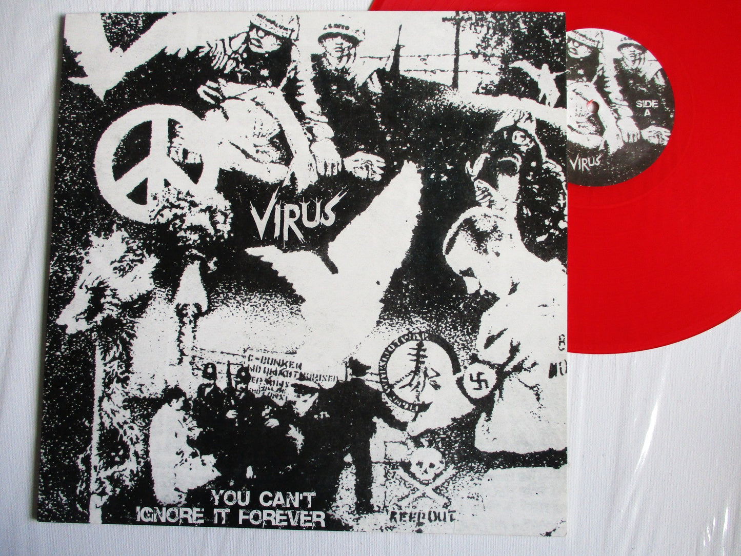 VIRUS you can't ignore it forever LP (anarcho punk)