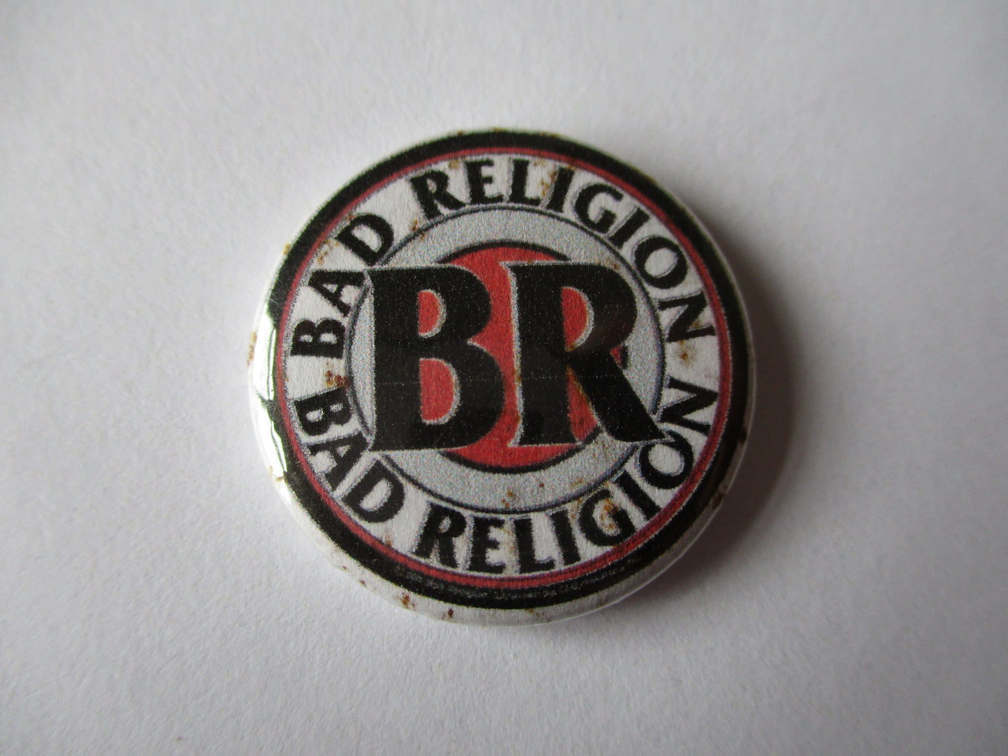 BAD RELIGION punk badge (slight discolouration)