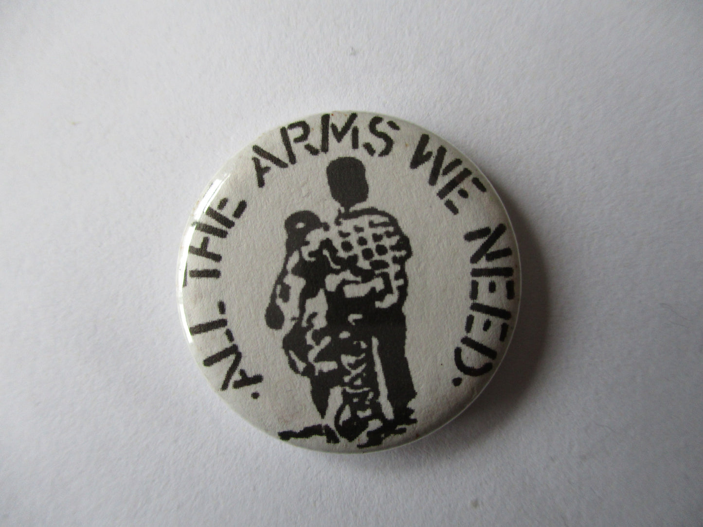 FLUX OF PINK INDIANS arms punk badge