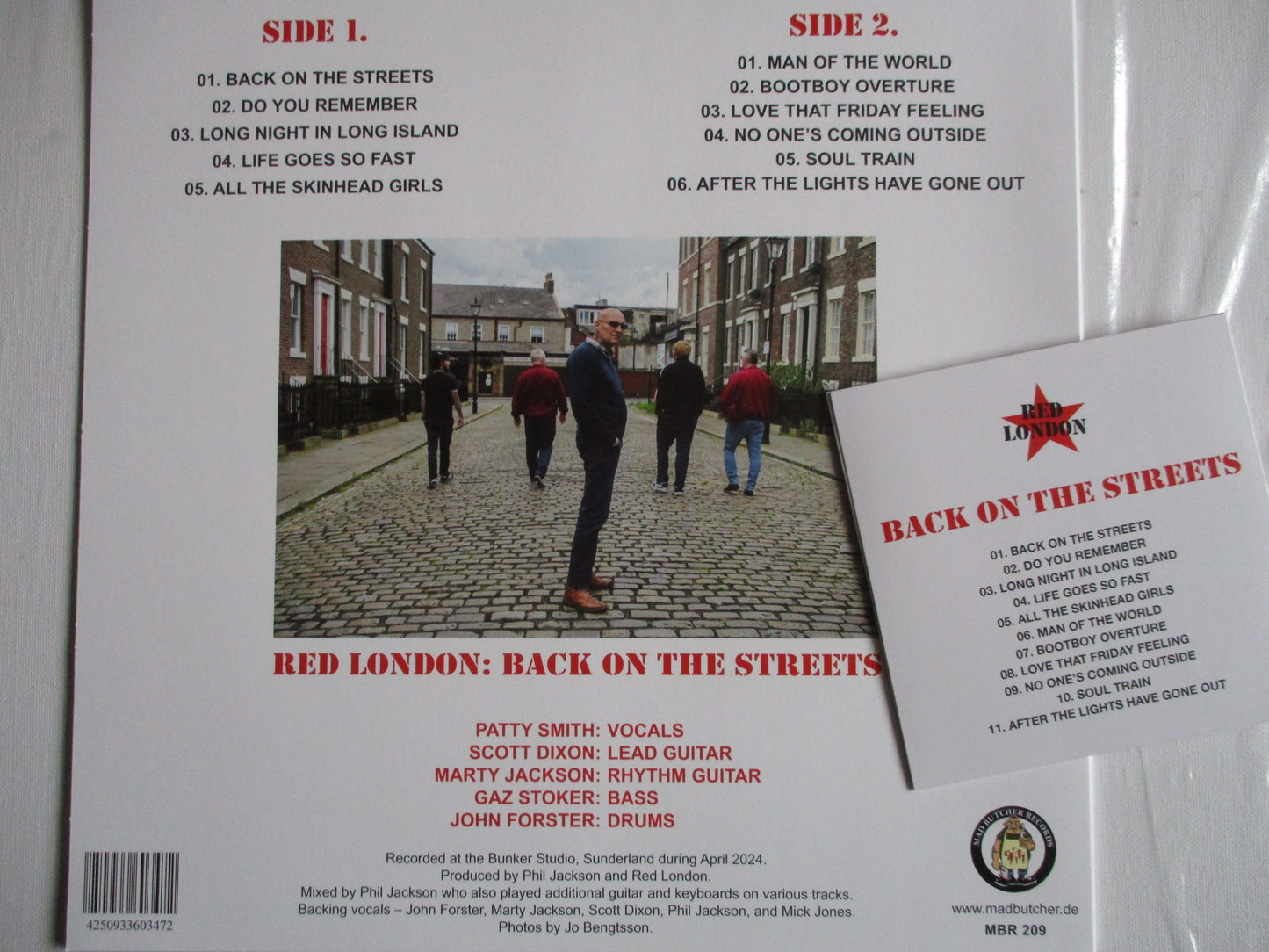 RED LONDON back on the streets LP + CD