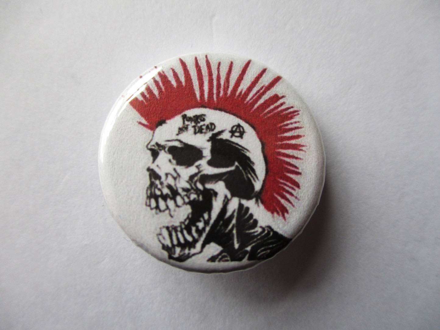 EXPLOITED skull punk badge