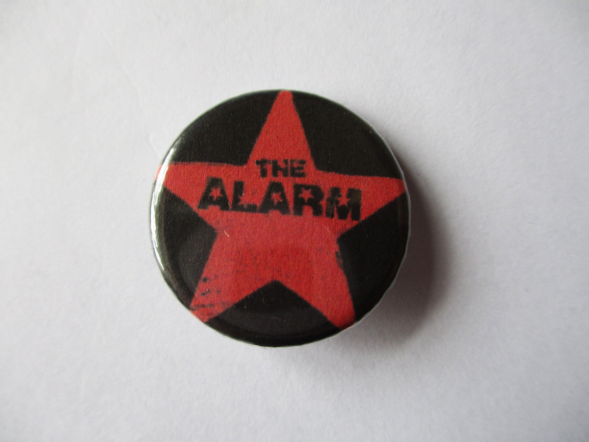 THE ALARM punk badge