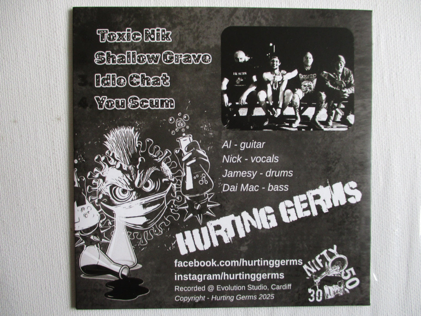 HURTING GERMS toxic nik CD EP