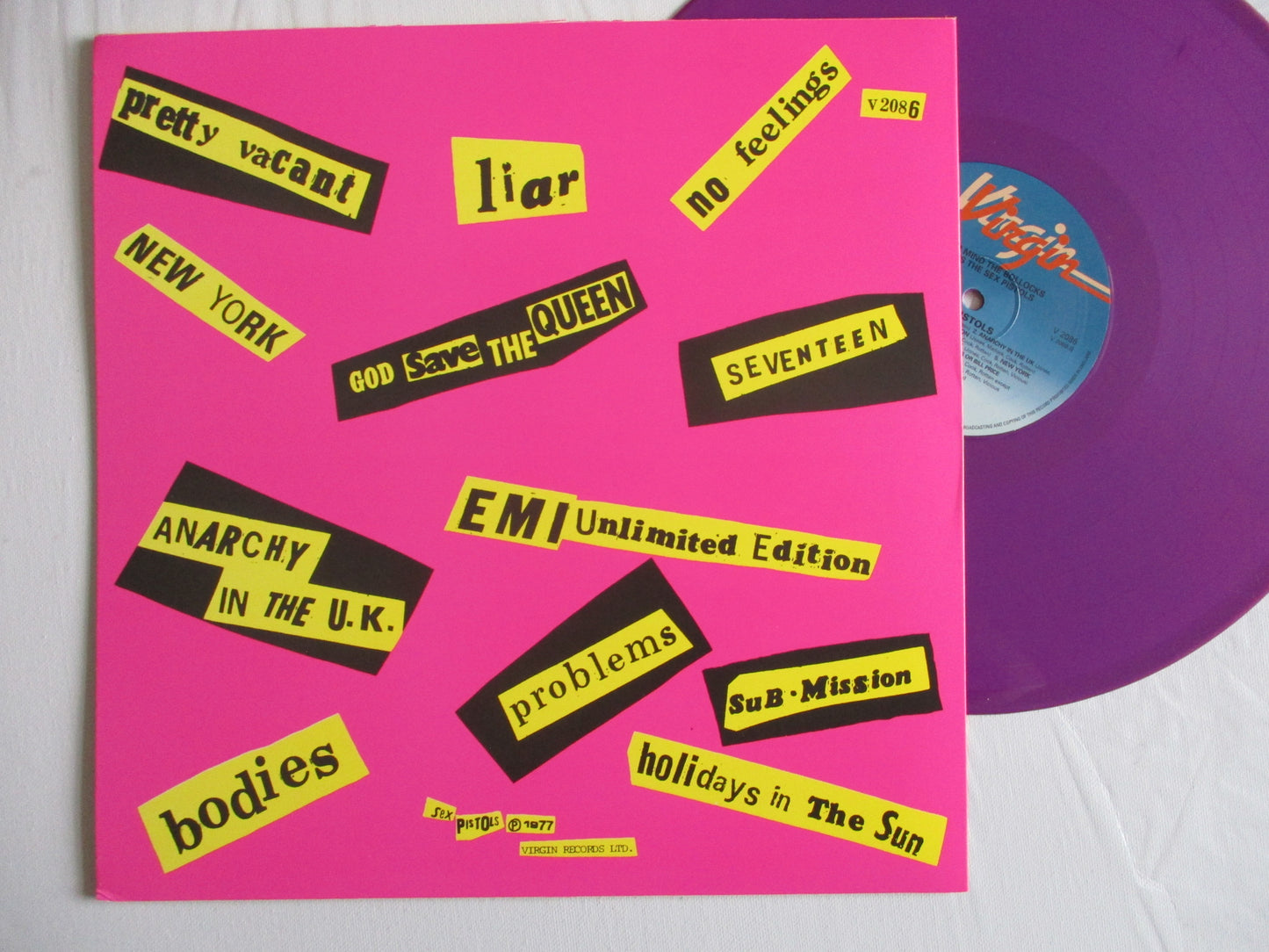 SEX PISTOLS never mind the bollocks LP very few