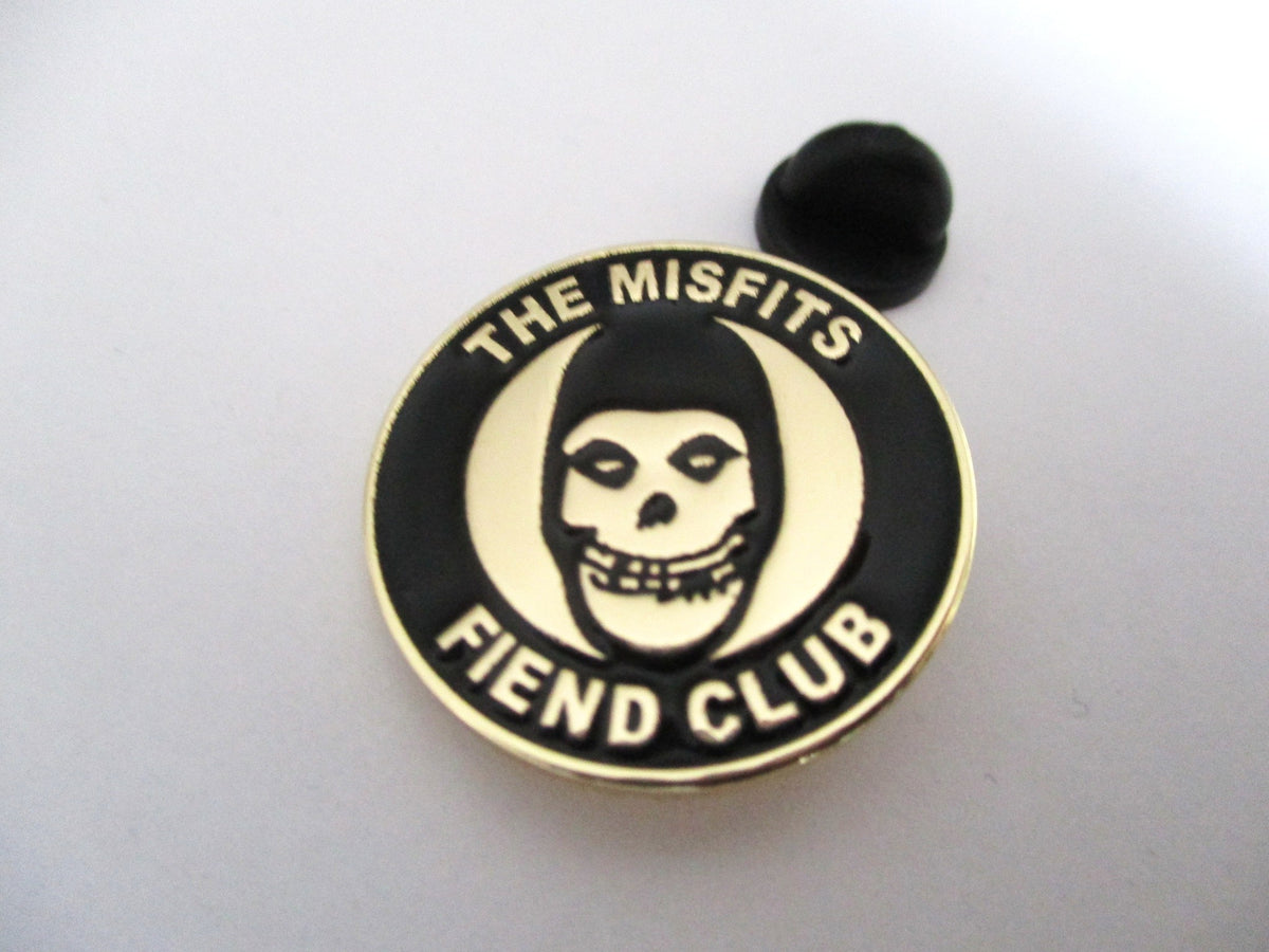 The Misfits fiend club enamel pin metal badge horror punk Danzig Samhain