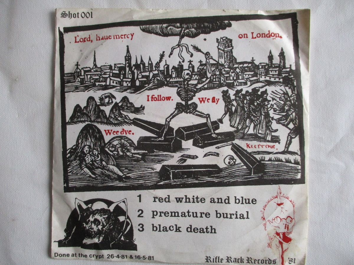 THE CLEFTS red white & blue 7" G+ EX