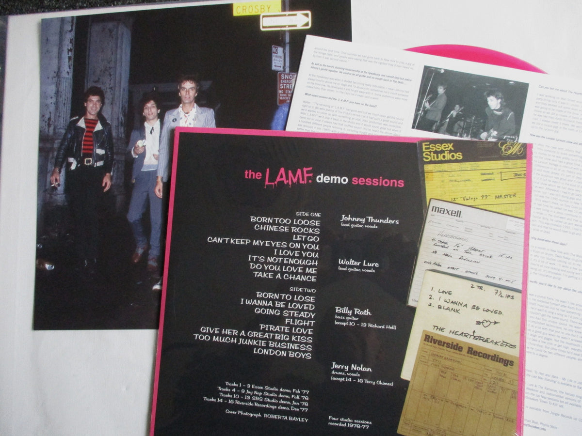 HEARTBREAKERS the LAMF demo sessions LP + poster