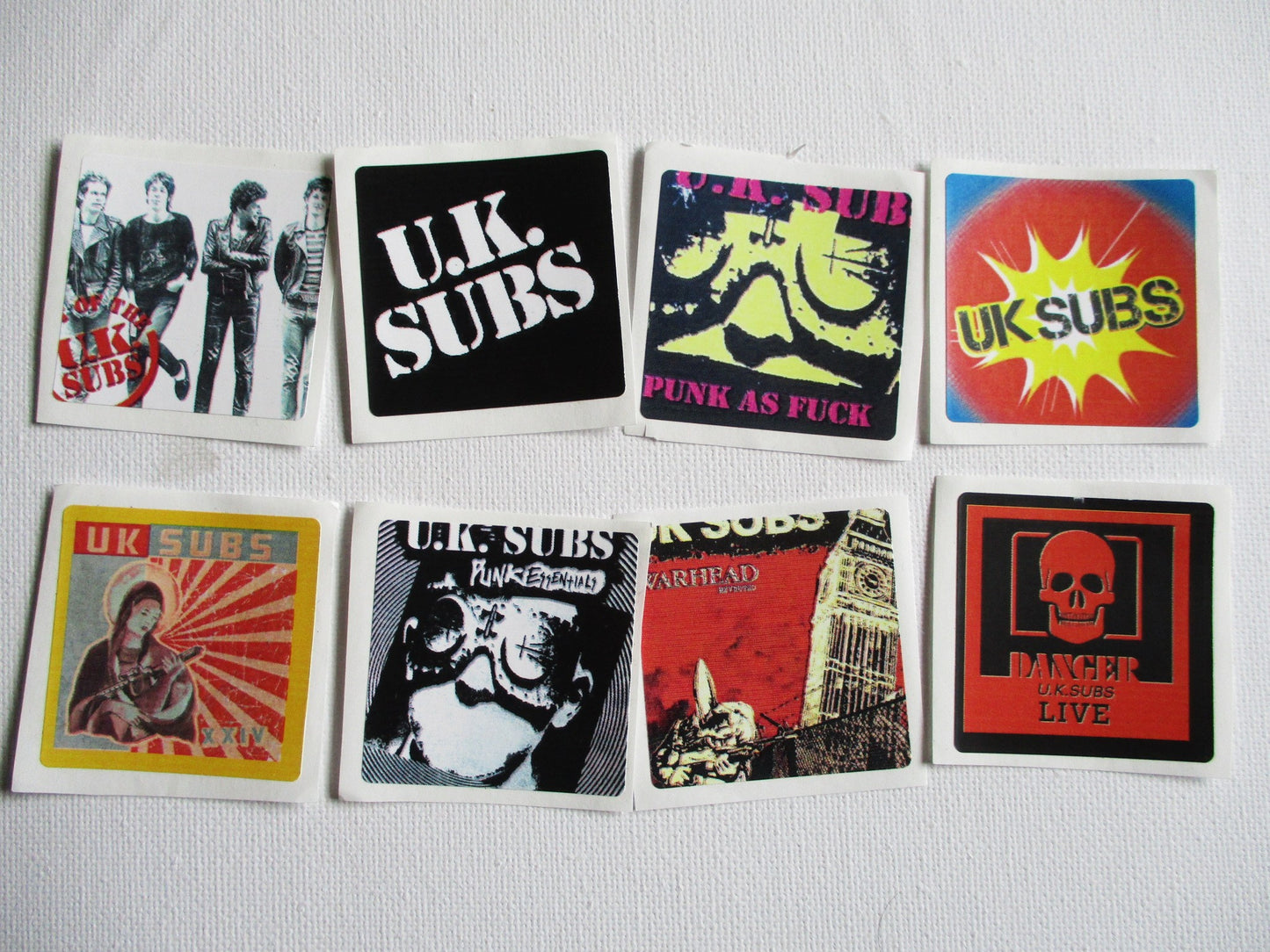 UK SUBS small sticker set No.2