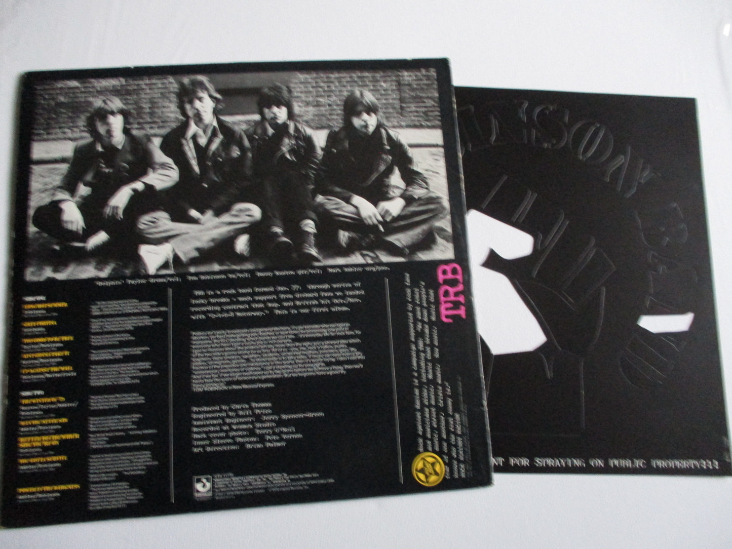 TRB power in the darkness 2LP + rare stencil G G